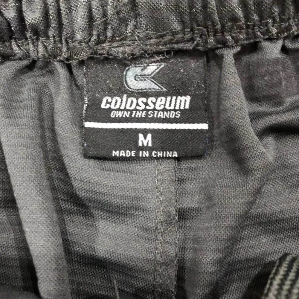 Men's Colosseum brand Gray Red UGA University of Georgia Athletic Shorts Medium